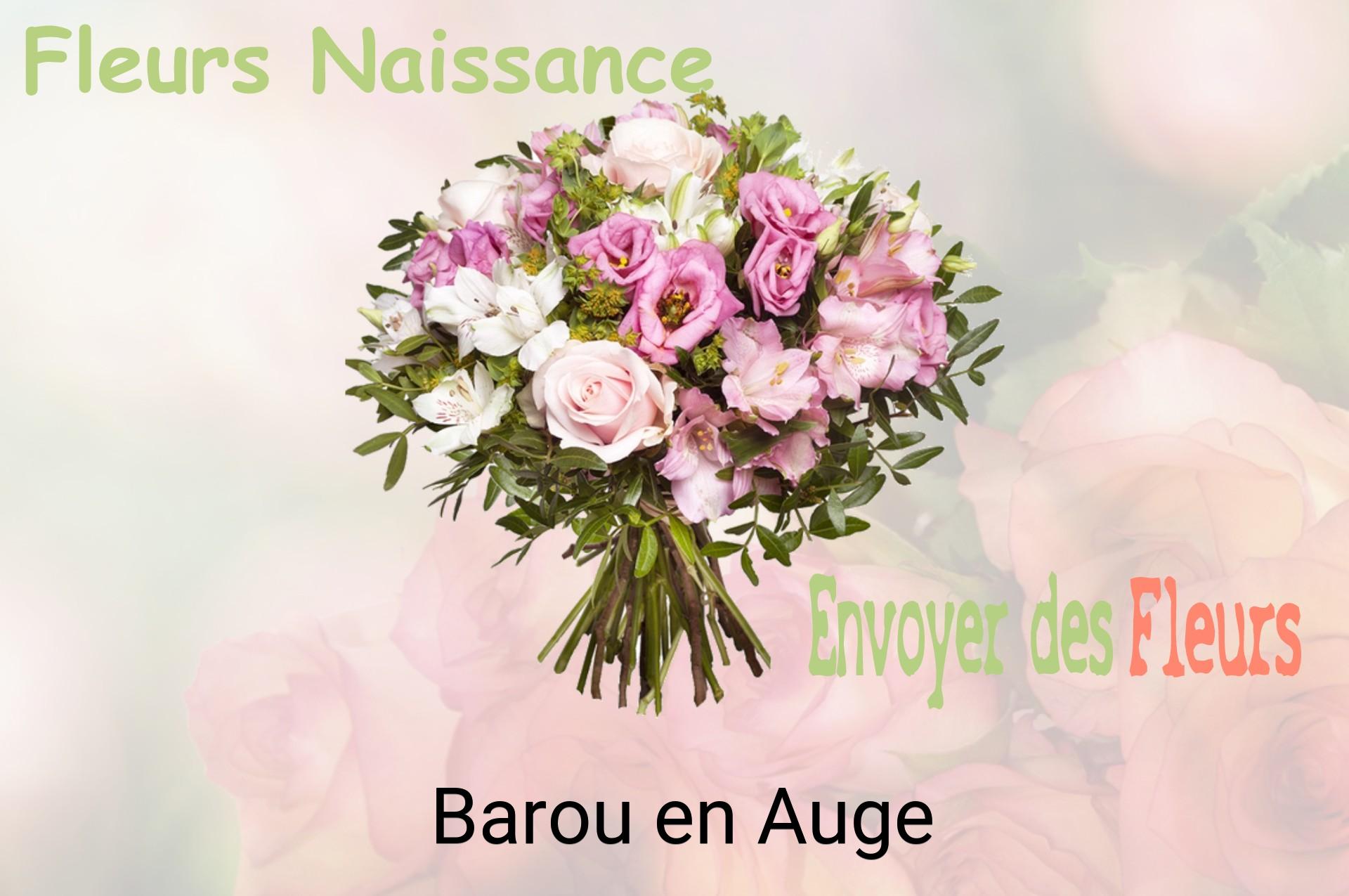 Bouquet de fleurs de naissance livré à Barou-en-Auge